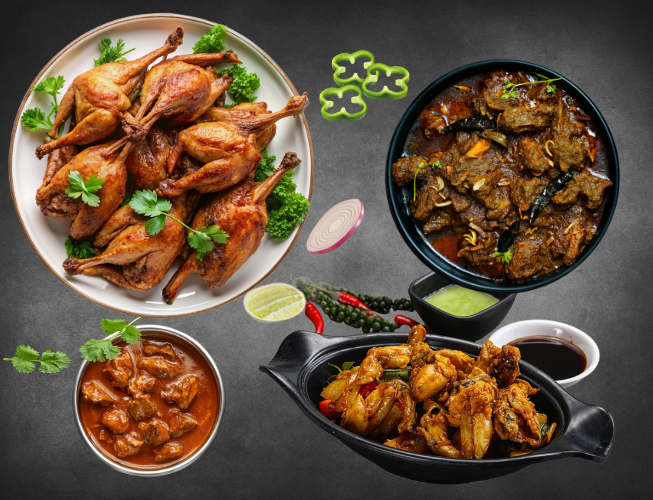 Virundhombal Kaadai Dishes