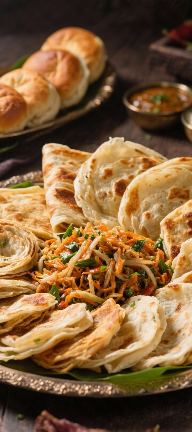 Melt-in-the-Mouth Parothas